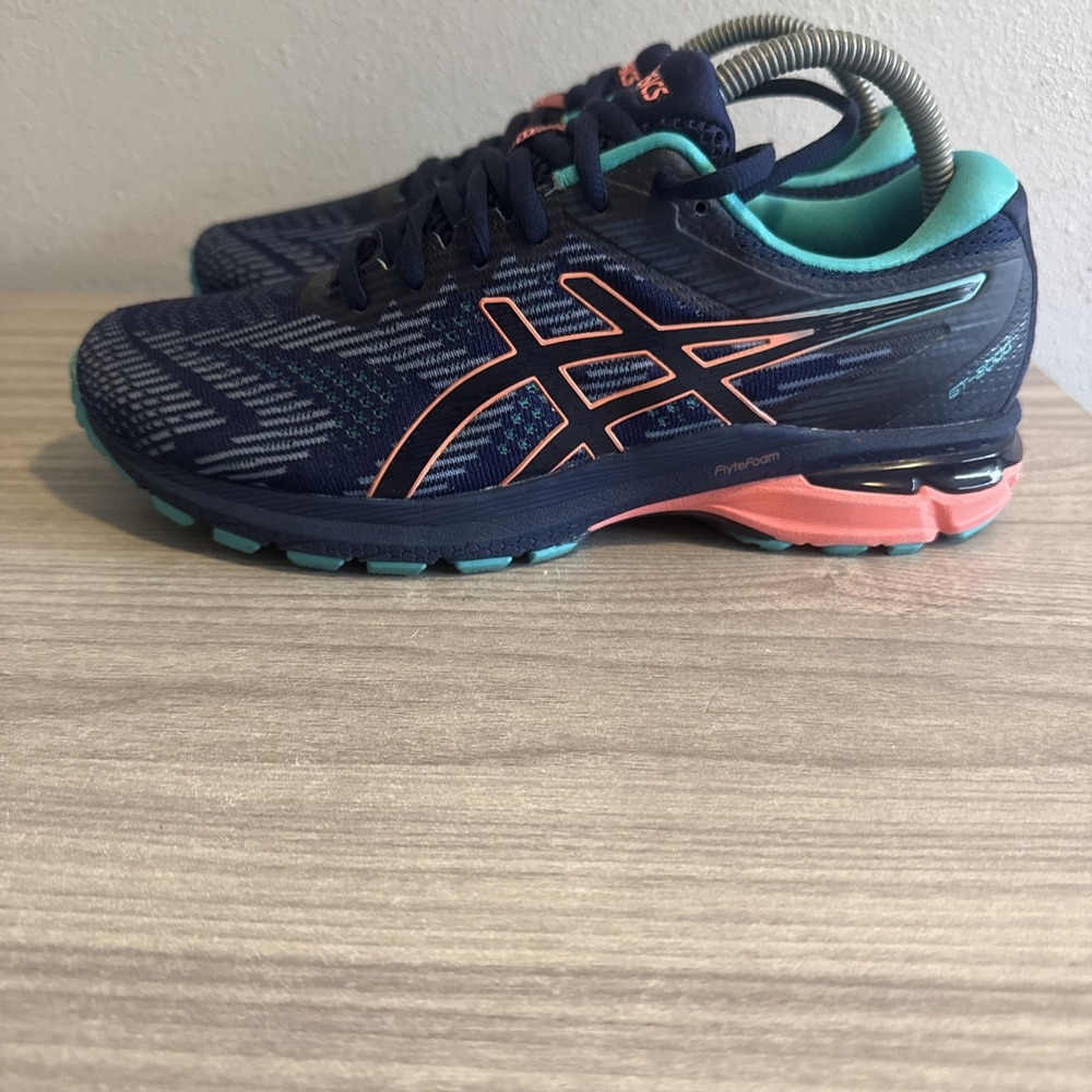 ASICS Women's GT-2000 8 Trail Shoes, Peacoat/SEA Glass, Size 9 sneakers